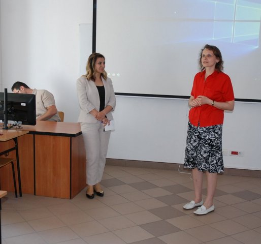 Cem Morkoc i Ilknur Kiran Morkoc z Bilecik Şeyh Edebali University w PWSTE w ramach Erasmusa+
